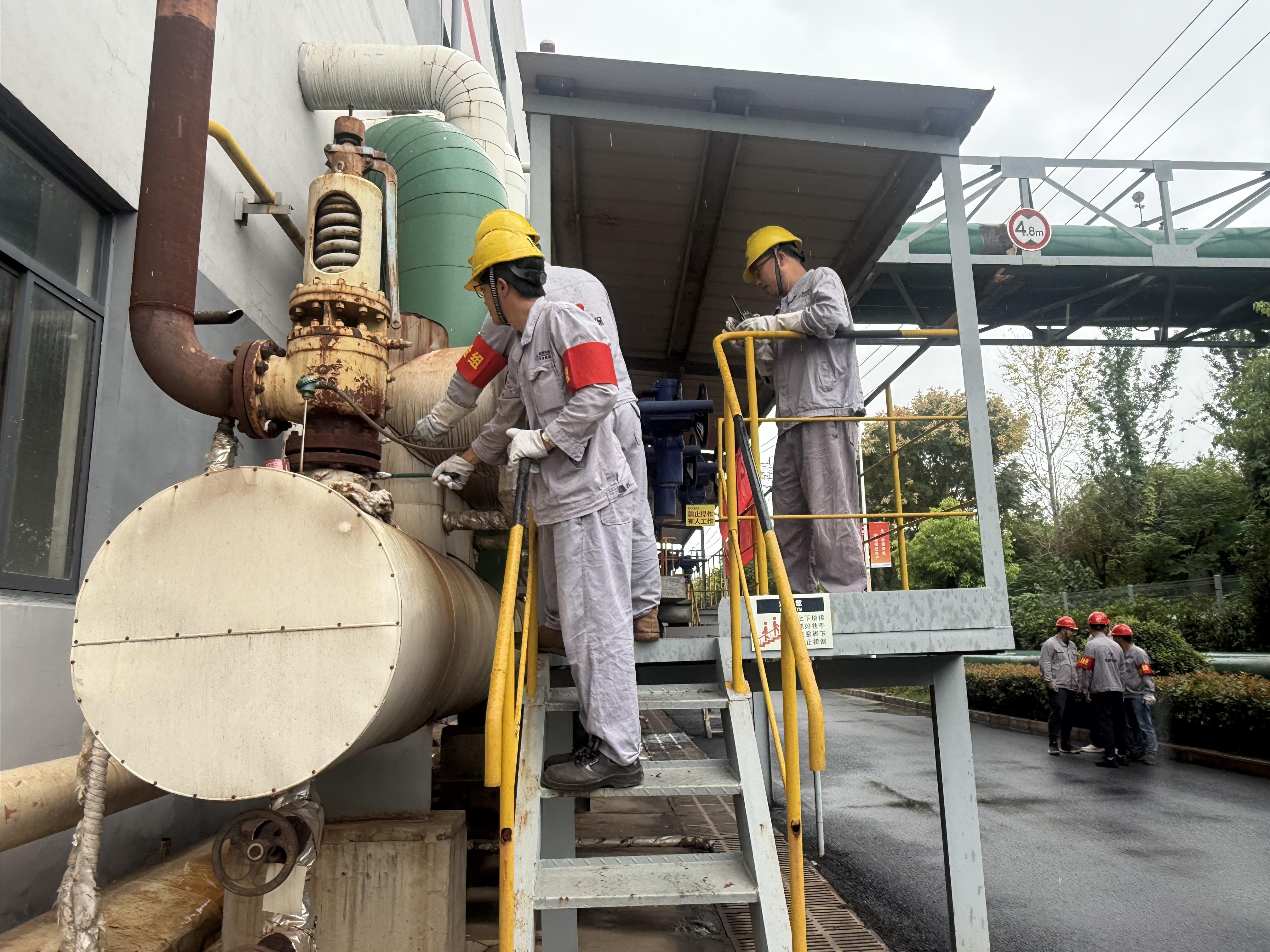 常安能源开展压力容器走漏应急演练